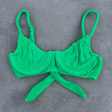Load image into Gallery viewer, Irish Martini Textured Valerie Bikini Top