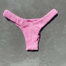 Load image into Gallery viewer, Pink Milk Shake Textured Bia Bikini Bottom
