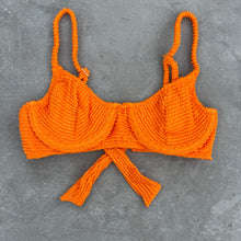 Load image into Gallery viewer, Mango Margarita Textured Valerie Bikini Top