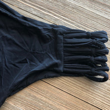 Load image into Gallery viewer, Light Black Shortie Macrame Bottom