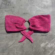 Load image into Gallery viewer, Lychee Martini Textured Strapless Bikini Top