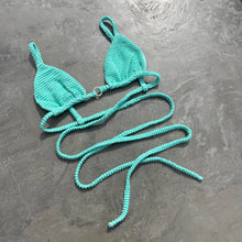 Load image into Gallery viewer, Atlantis Goddess Textured Triangle Bikini Top