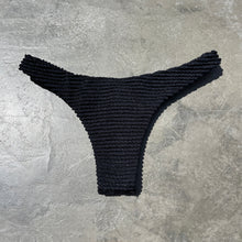 Load image into Gallery viewer, Onyx Black Textured Bia Bikini Bottom