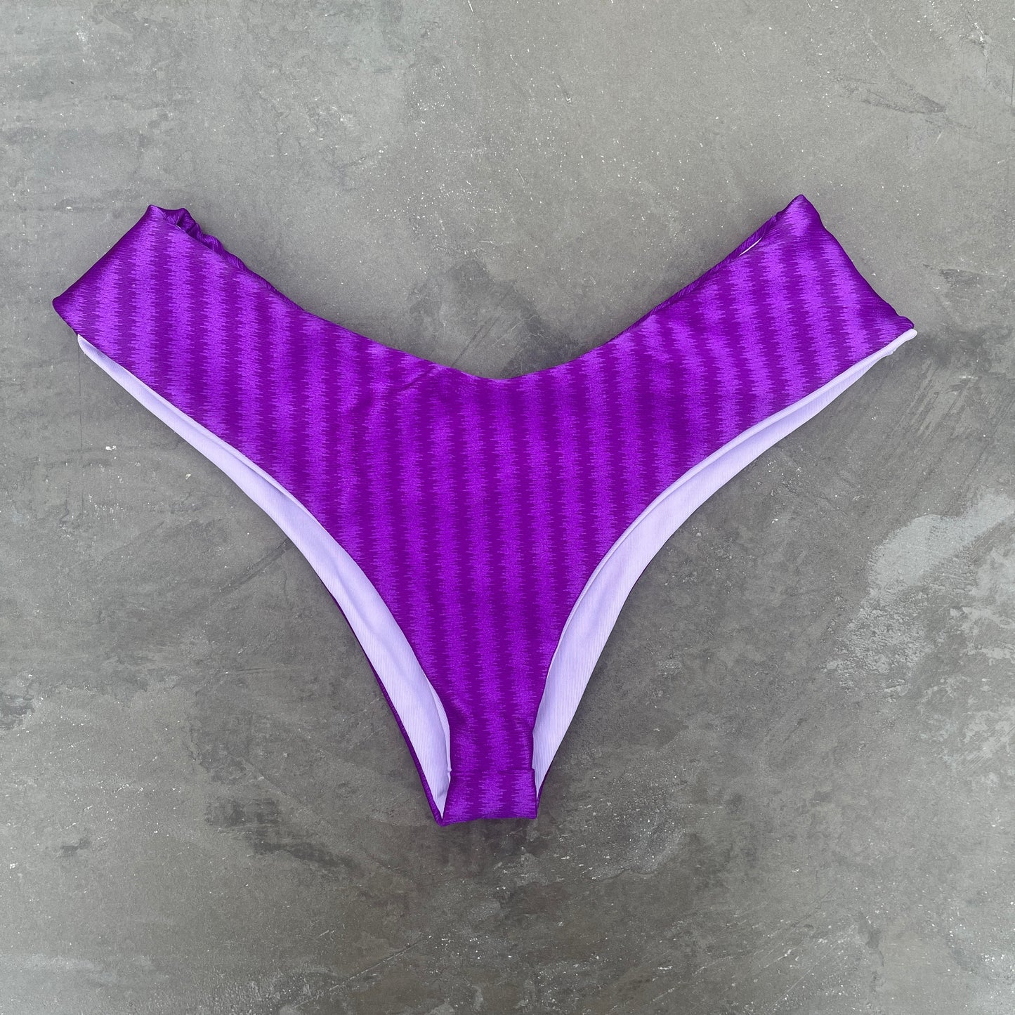 Purple Striped Hang Glider Bikini Bottom