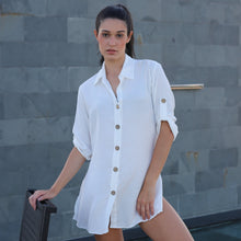 Load image into Gallery viewer, White Beach Shirt