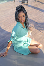 Load image into Gallery viewer, Jade Green Beach Shirt