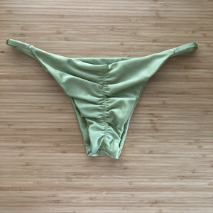 Olive Green Tanga Bikini Bottom
