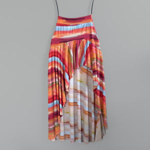 Aperol Sunsets High Low Skirt