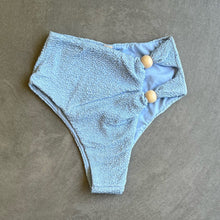Load image into Gallery viewer, Blue Martini Beehive Textured Vera Bikini Bottom
