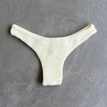 Load image into Gallery viewer, Buttercream Beehive Textured Bia Bikini Bottom
