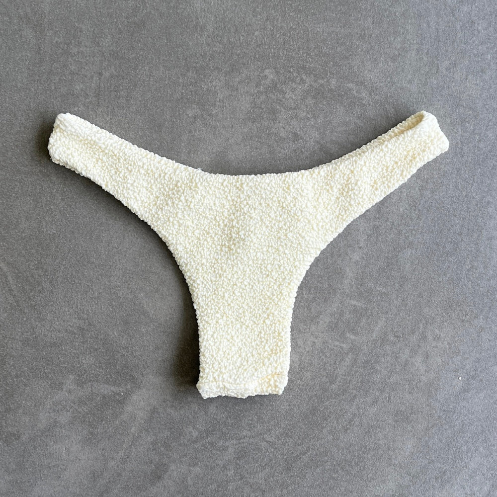 Buttercream Beehive Textured Bia Bikini Bottom