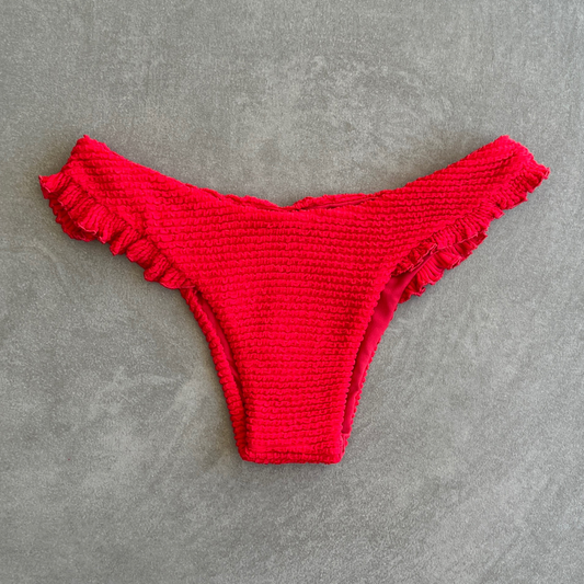 Mexican Chili Textured Yasmin Bikini Bottom