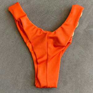 Carrot Orange Bia Rings Bikini Bottom