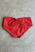 Load image into Gallery viewer, Glazed Cherry Seashore Textured Melissa Bikini Bottom
