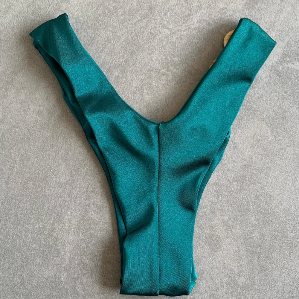 Forest Green Bia Rings Bikini Bottom