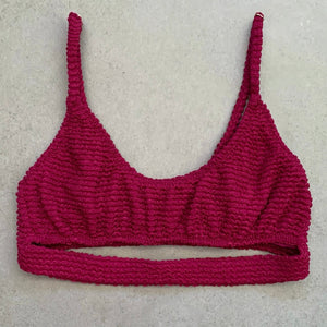 WineBerry Textured Nicole Bikini Top – MyBrazilianShop