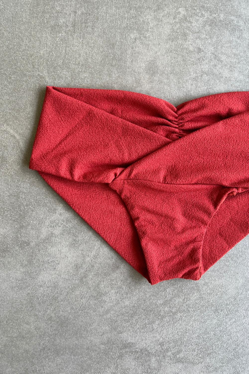 Glazed Cherry Seashore Textured Melissa Bikini Bottom