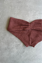 Load image into Gallery viewer, Browned Textured Melissa Bikini Bottom
