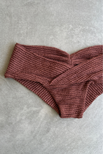 Load image into Gallery viewer, Browned Textured Melissa Bikini Bottom
