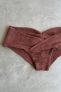 Browned Textured Melissa Bikini Bottom