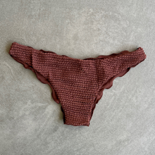 Load image into Gallery viewer, Browned Textured Lili Ripple Bikini Bottom
