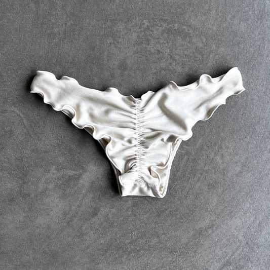Ivory Lili Ripple Bikini Bottom