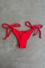 Mexican Chili Textured Katie Side Tie Bikini Bottom