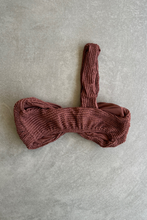 Load image into Gallery viewer, Browned Textured Greek Bikini Top

