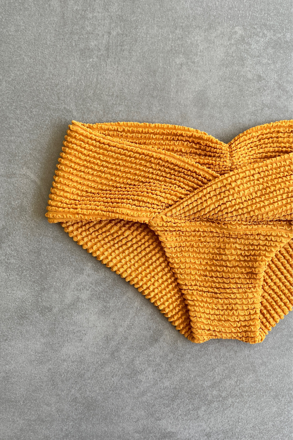 Apricot Textured Melissa Bikini Bottom