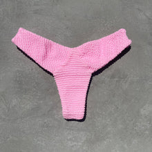 Load image into Gallery viewer, Pink Milk Shake Textured Capri Bikini Bottom
