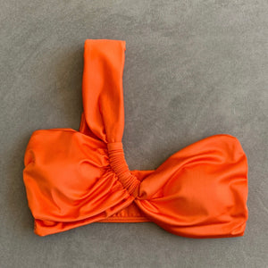 Carrot Orange Greek Bikini Top