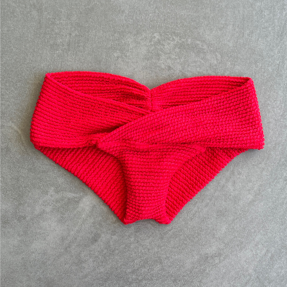 Mexican Chili Textured Melissa Bikini Bottom