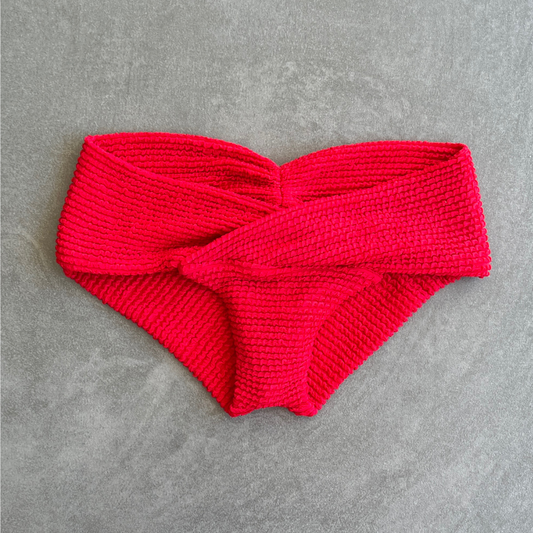 Mexican Chili Textured Melissa Bikini Bottom