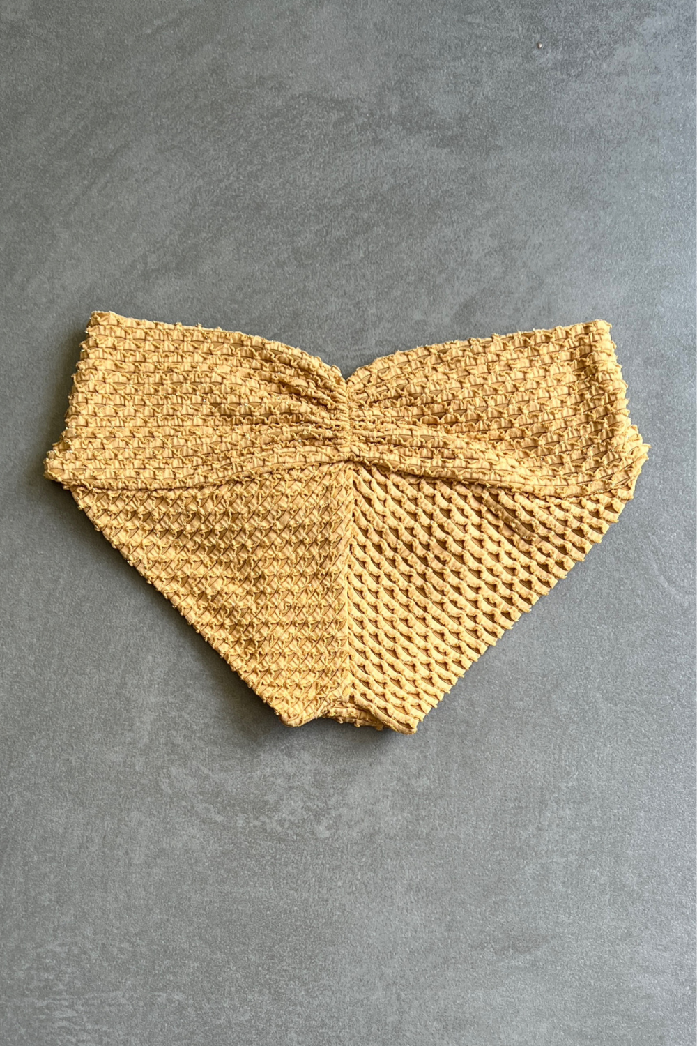 Golden Siren Mermaid Weave Textured Melissa Bikini Bottom