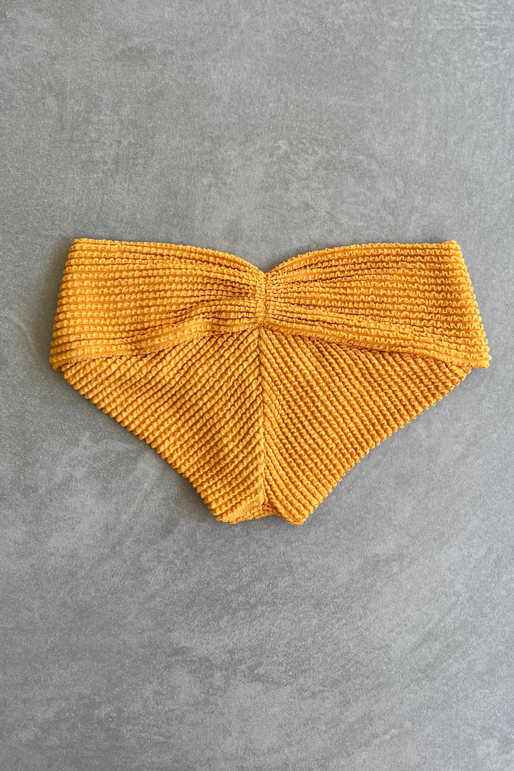 Apricot Textured Melissa Bikini Bottom