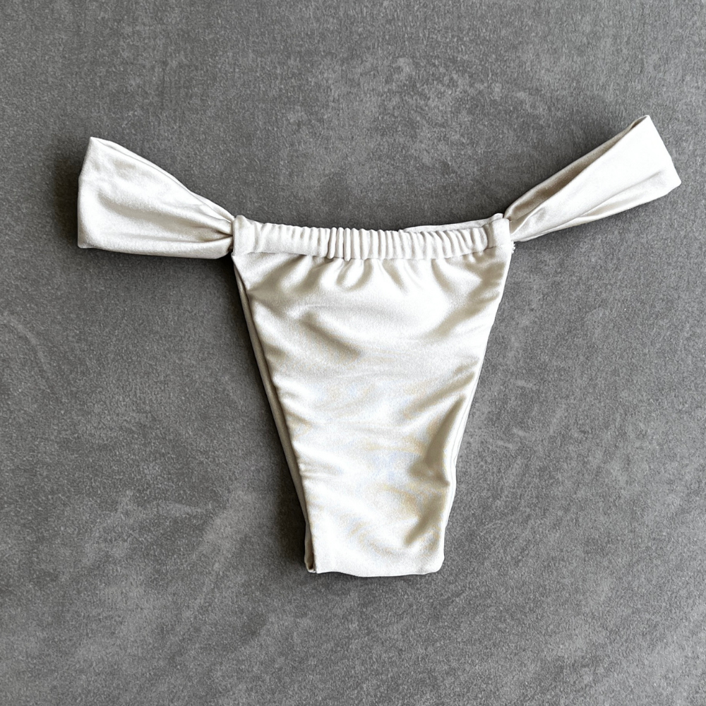 Ivory Curtain Bikini Bottom