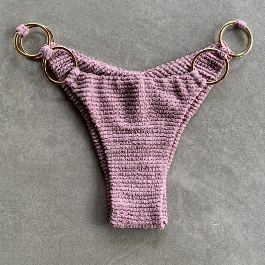 Lavender Mist Textured Luna Bikini Bottom