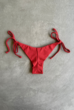 Load image into Gallery viewer, Glazed Cherry Seashore Textured Katie Bikini Bottom

