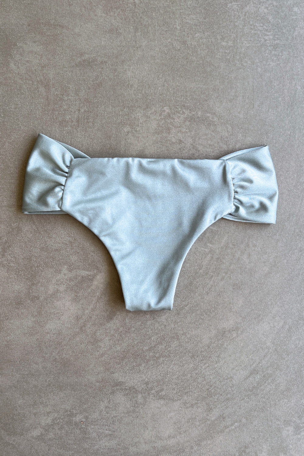 Silver Blue Classy Cheeky Bikini Bottom