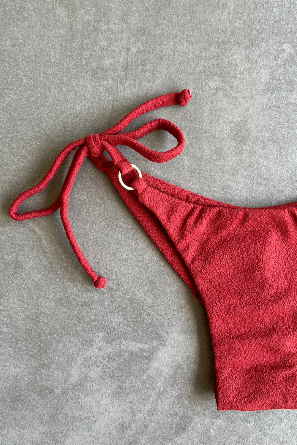 Glazed Cherry Seashore Textured Katie Bikini Bottom