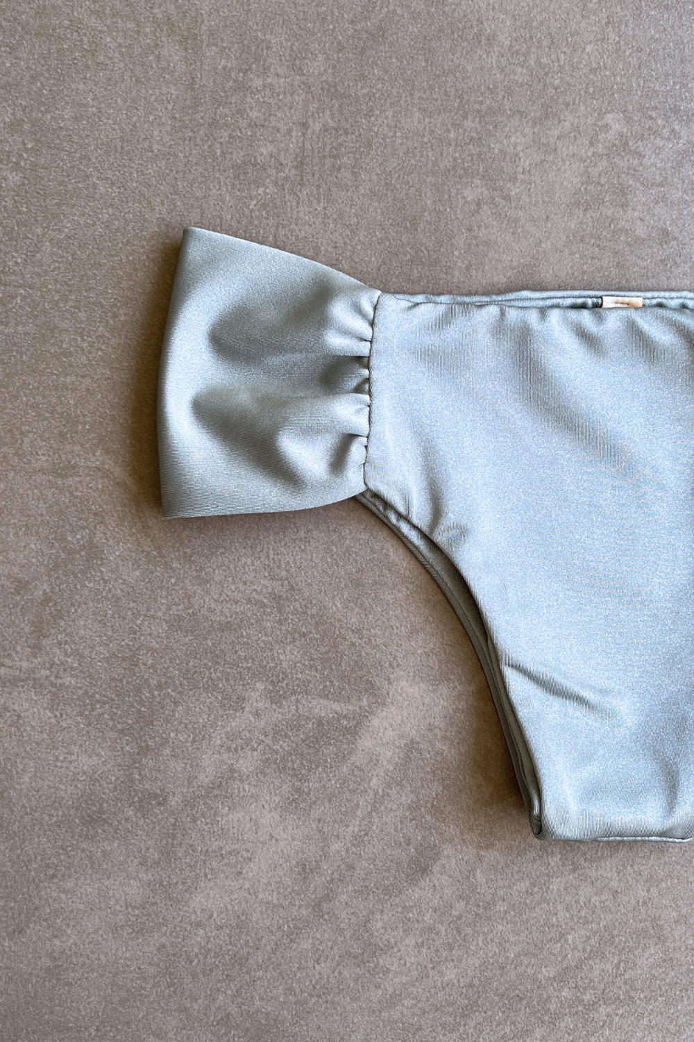 Silver Blue Classy Cheeky Bikini Bottom