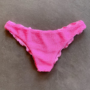 Pink Bliss Textured Lili Ripple Bikini Bottom