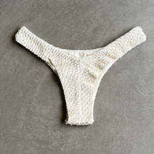 Load image into Gallery viewer, Sparkling Snow Mermaid Weave Textured Bia Bikini Bottom
