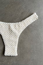 Load image into Gallery viewer, Sparkling Snow Mermaid Weave Textured Bia Bikini Bottom
