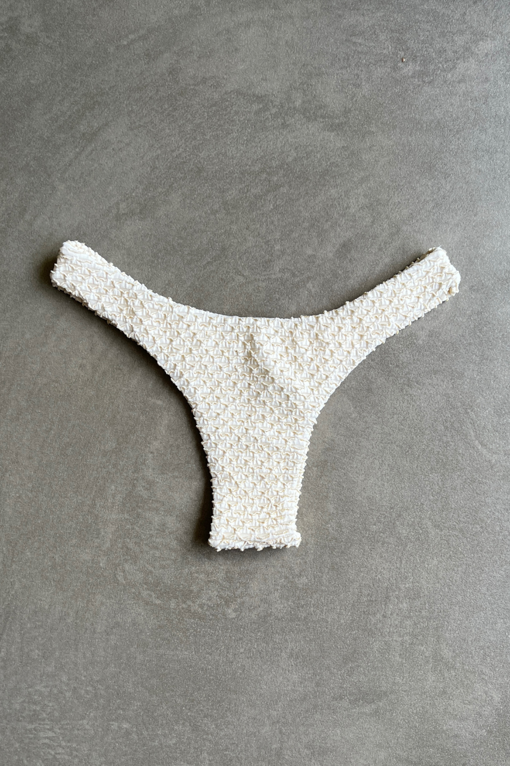 Sparkling Snow Mermaid Weave Textured Bia Bikini Bottom