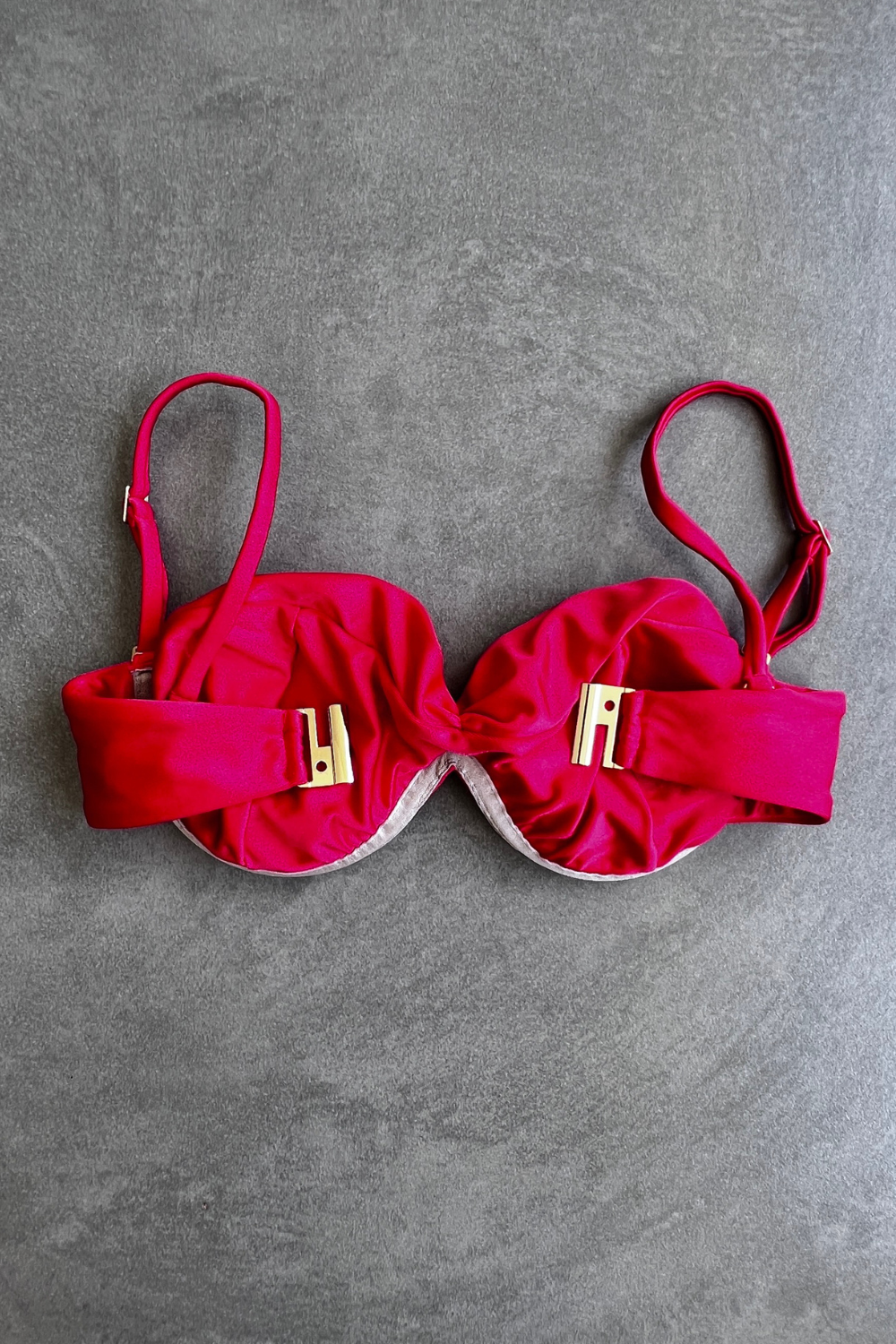 Scarlet Red Haven Bikini Top