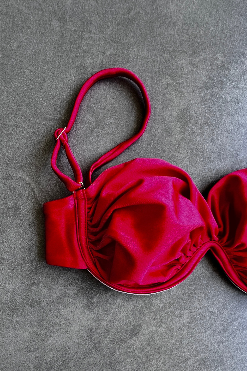 Scarlet Red Haven Bikini Top