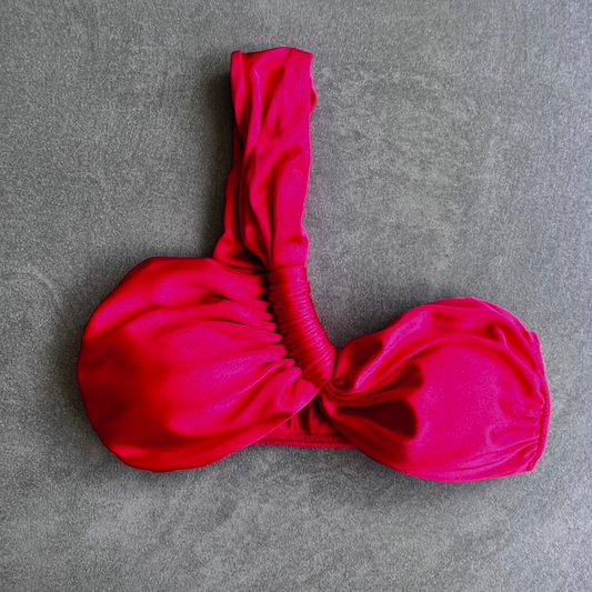 Scarlet Red Greek Bikini Top