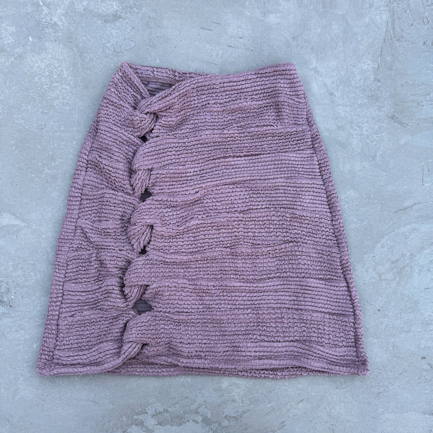 Lavender Mist Textured Hooked On You Skirt