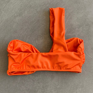 Carrot Orange Greek Bikini Top